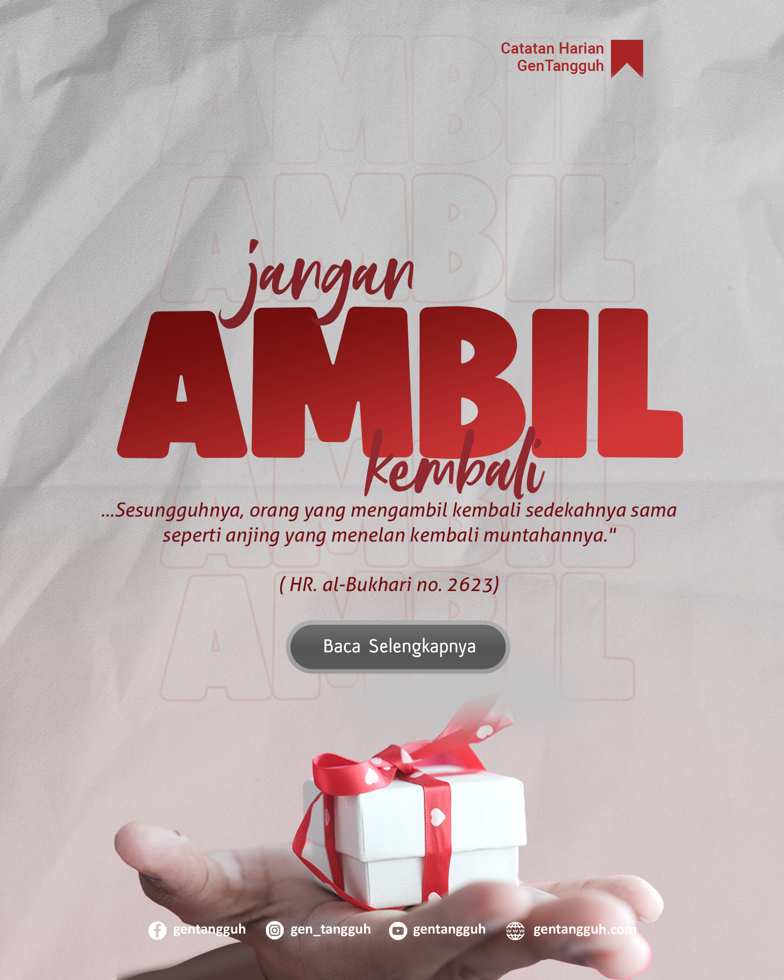 jangan ambil kembali pemberian